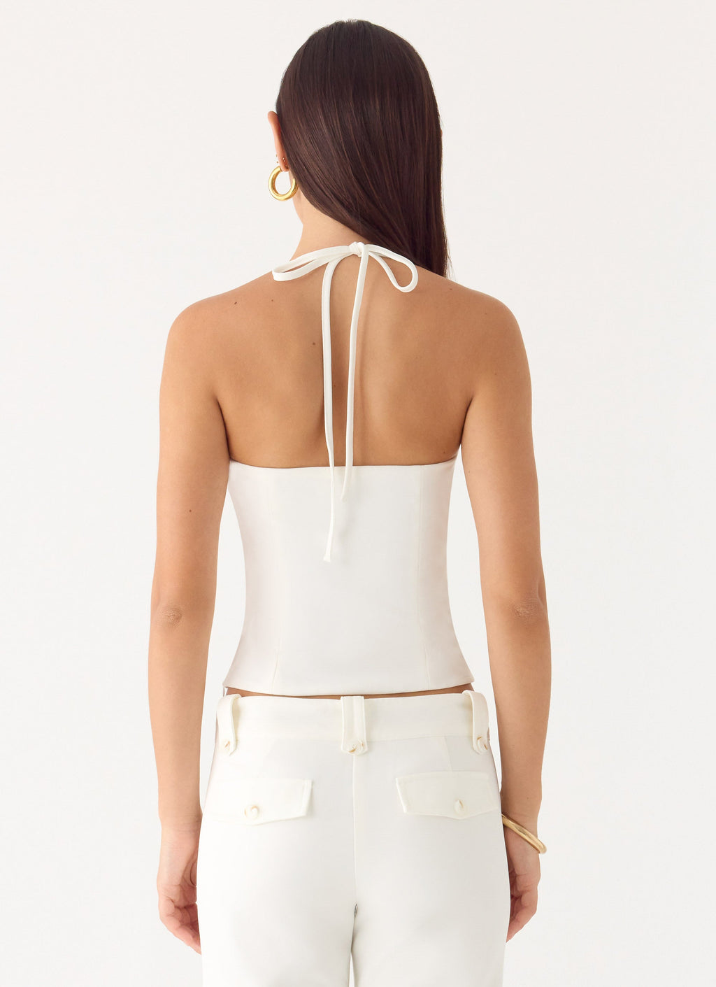 Weiss Bustier Top - White