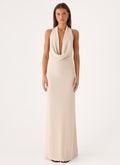 Worst Behaviour Knit Maxi Dress - Ivory