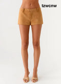 Thats Chill Mini Shorts - Brown