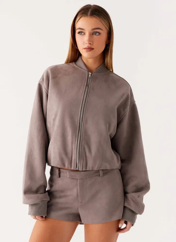 Thats Chill Mini Shorts - Grey