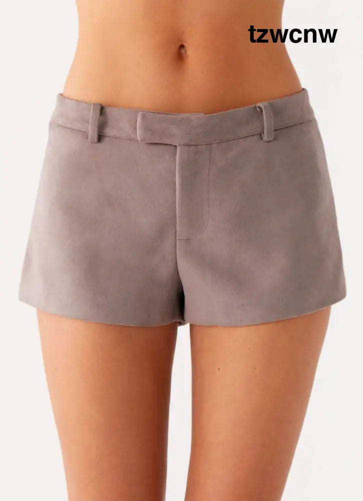 Thats Chill Mini Shorts - Grey