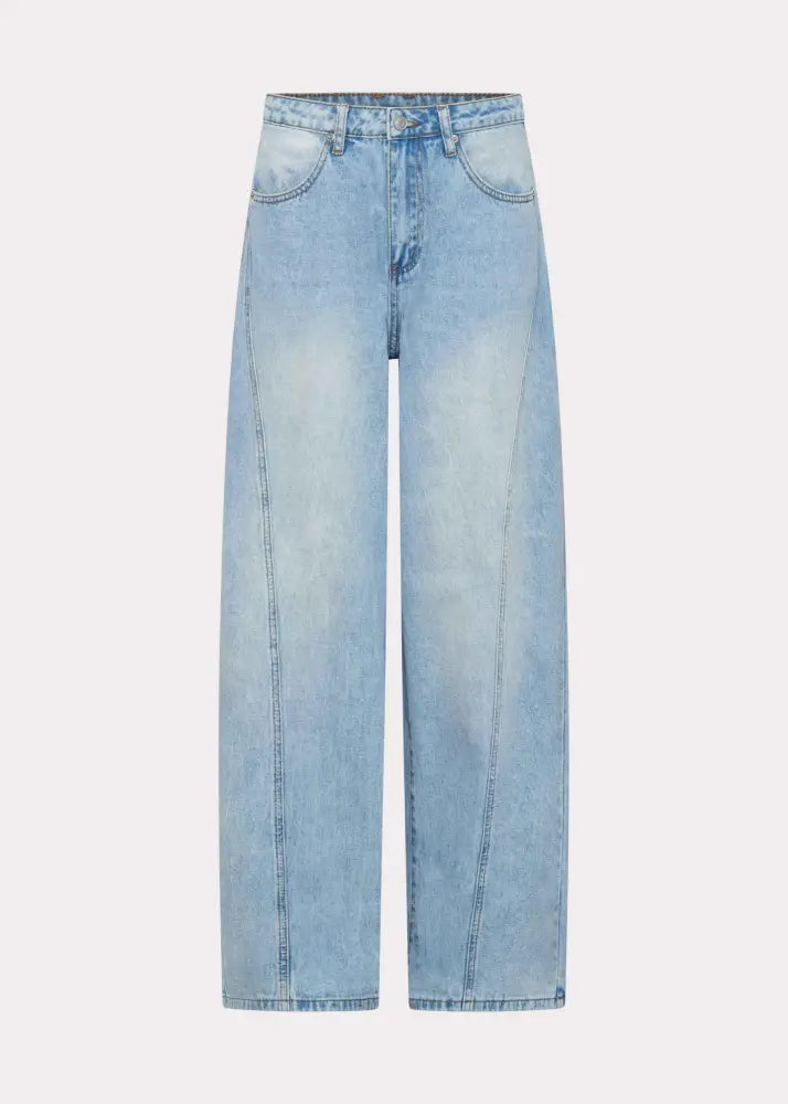 Timeless Wide Leg Jeans - Bleached Blue